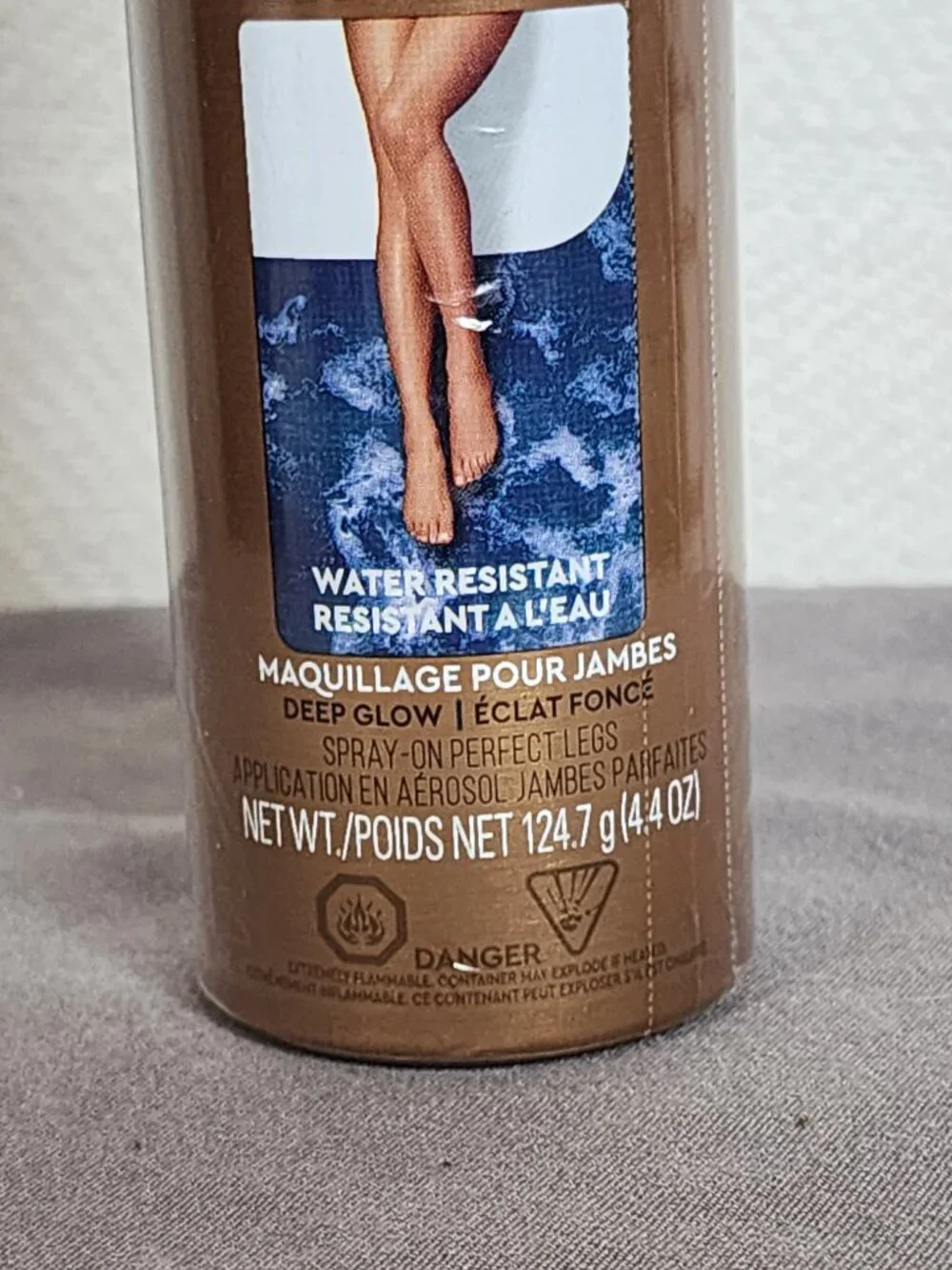 Sally Hansen Airbrush Legs Water Resistant 4.4oz Spray On Leg Makeup Deep Glow